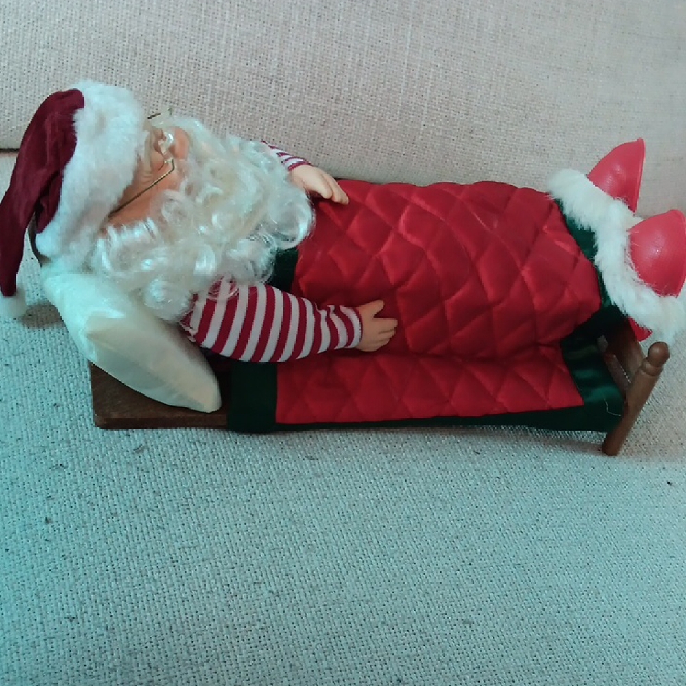 Santa Claus Doll with Red and White Outfit